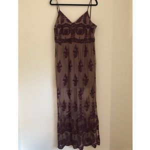 Purple lace altered state dress